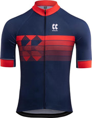 Kalas Motion Z Fietsshirt Heren Navy/Rood Maat 4/L