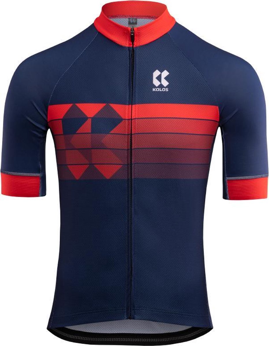 Kalas Motion Z Fietsshirt Heren Navy/Rood Maat 4/L