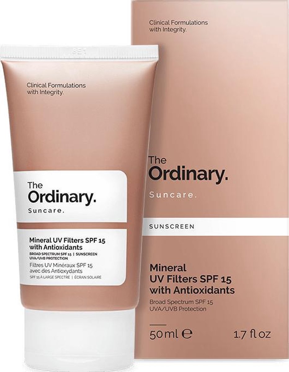The Ordinary Mineral UV Filters SPF15 Zonnecrème - 50 ml