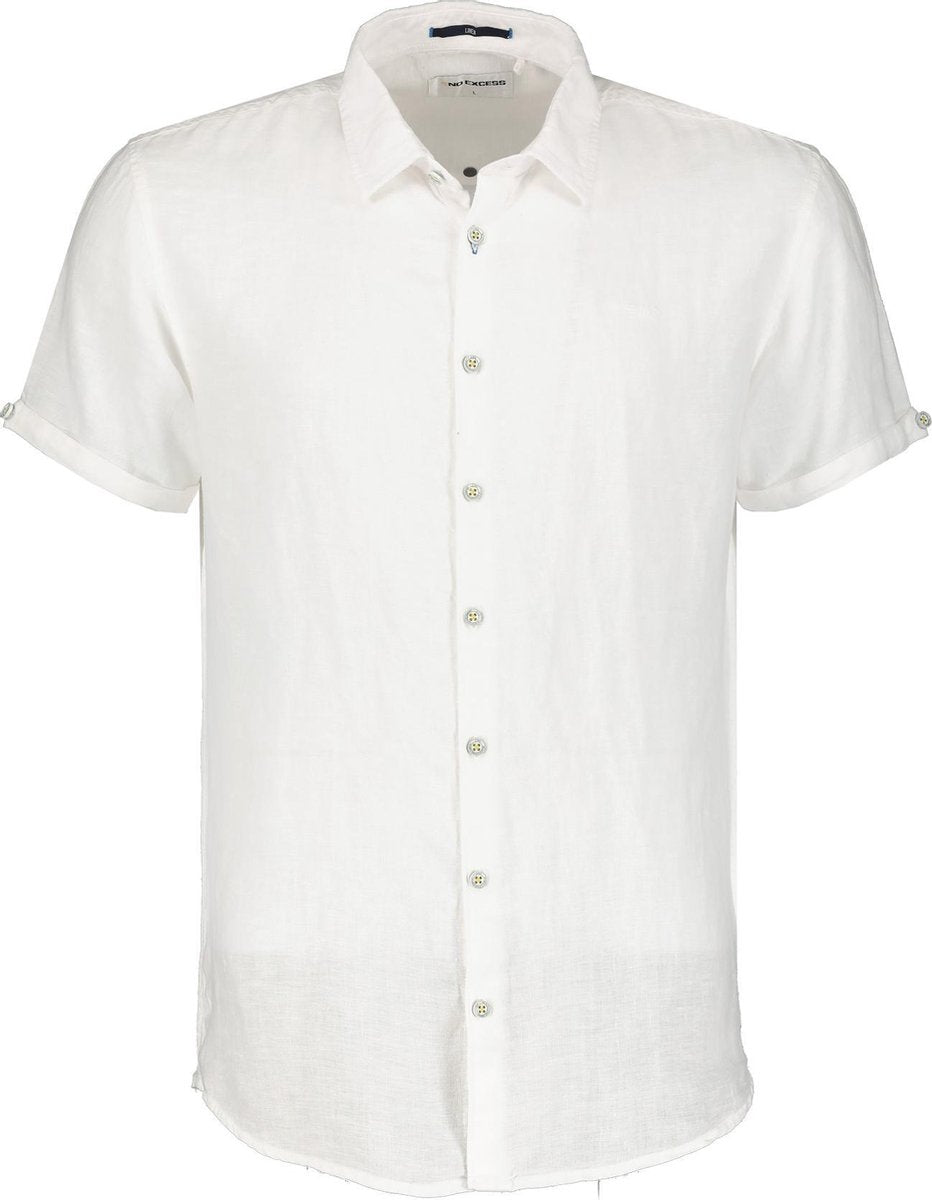 No Excess Overhemd - Modern Fit - Wit - 3XL Grote Maten