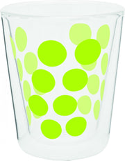 Zak!Designs Dotdot Koffiebeker - Dubbelwandig - 20 cl - Groen