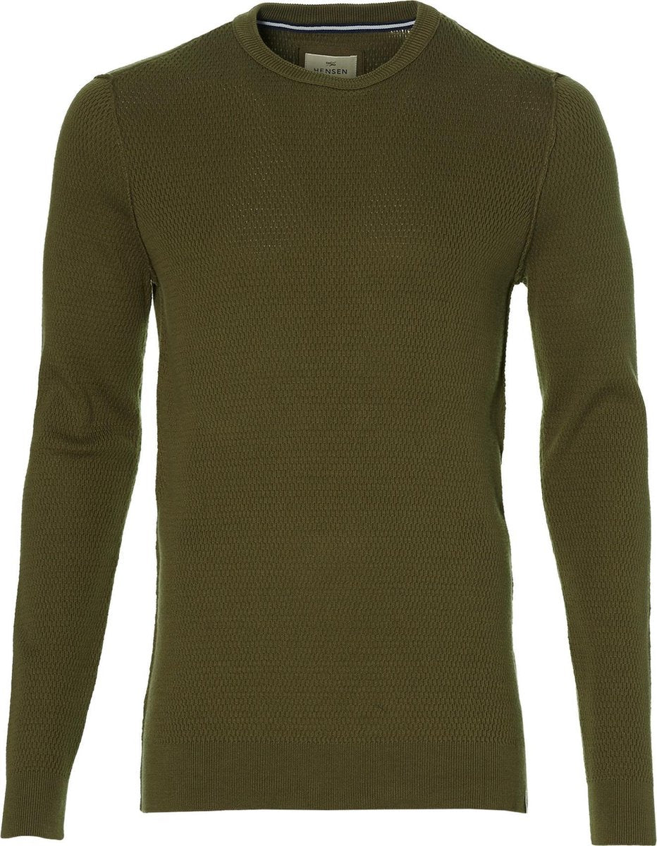 Hensen Pullover - Extra Lang - Groen - XXL