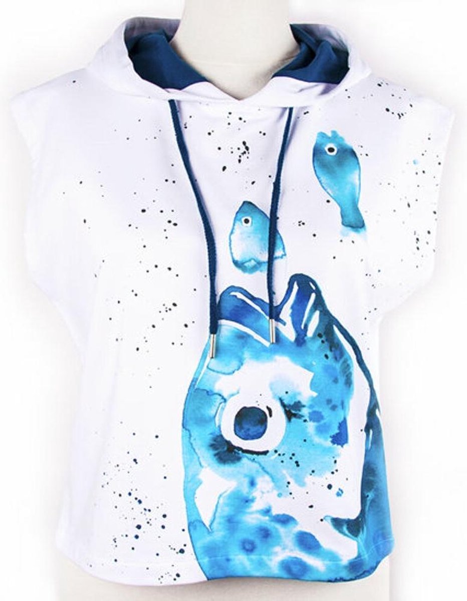 AnemosS Brasem - Dames Vest Zomer - Dames Hoodie - Maat M