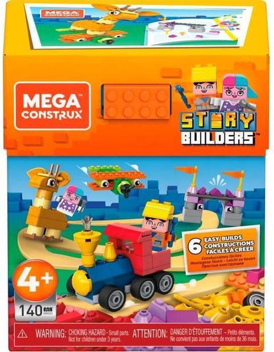 MEGA CONSTRUX Mega Storybox - 140 blokken - vanaf 4 jaar