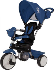 QPlay Driewieler Comfort 4 in 1 - Jongens en Meisjes - Donkerblauw