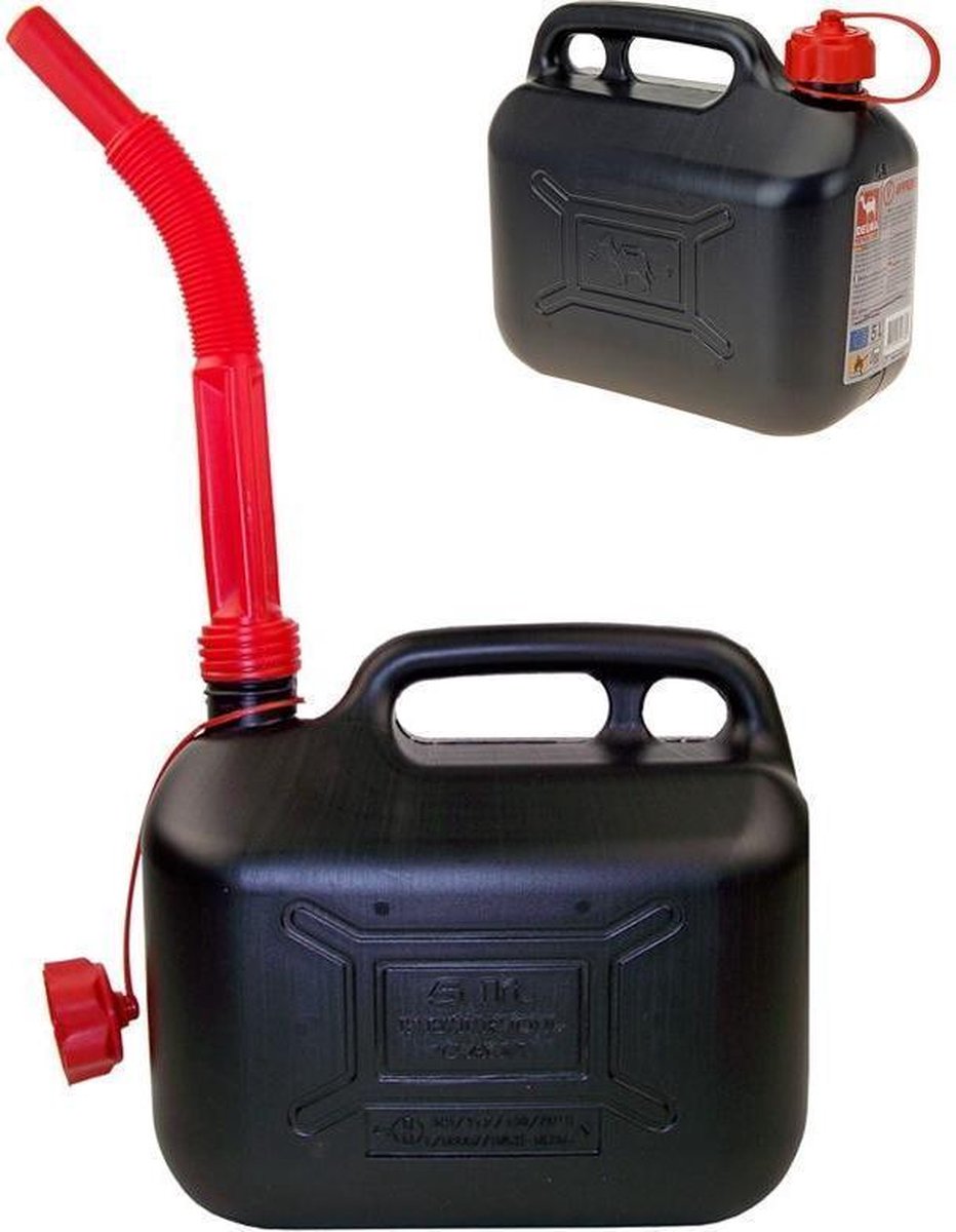 Jerrycan met opschroefbare schenktuit 5 liter