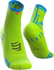 Compressport Pro Racing Socks V3.0 Run High Fluo Yellow - maat : 35-38
