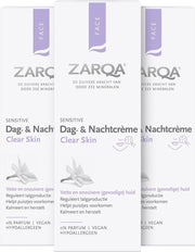 3x Zarqa Dag- en Nachtcreme Clear Skin 75 ml