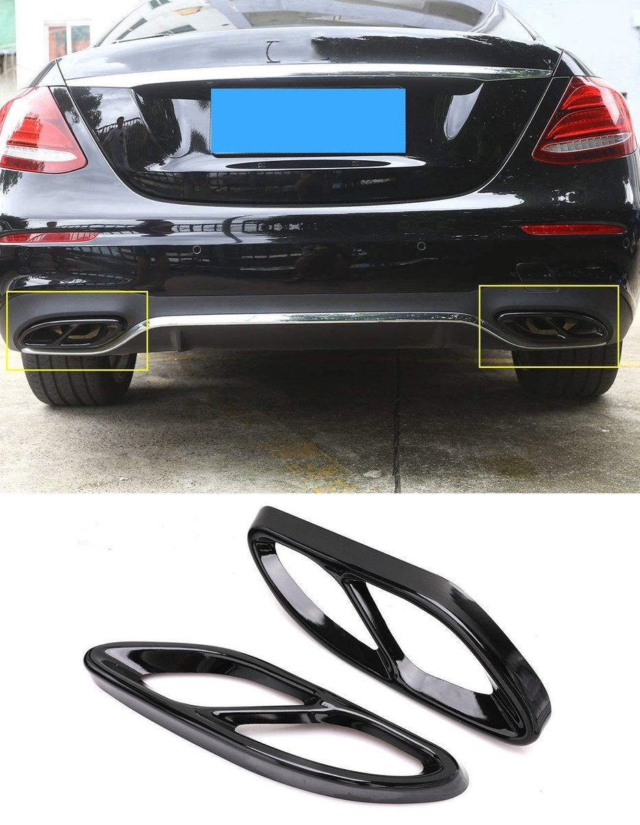 Zwarte sierstukken voor Mercedes A B C E GLE GLC Klasse