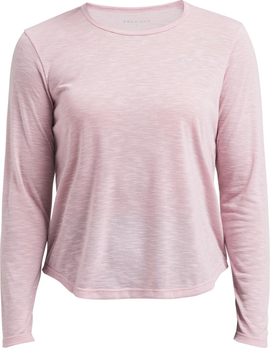 Röhnisch Sportshirt Sheer Lange Mouwen Dames Roze Maat Xl