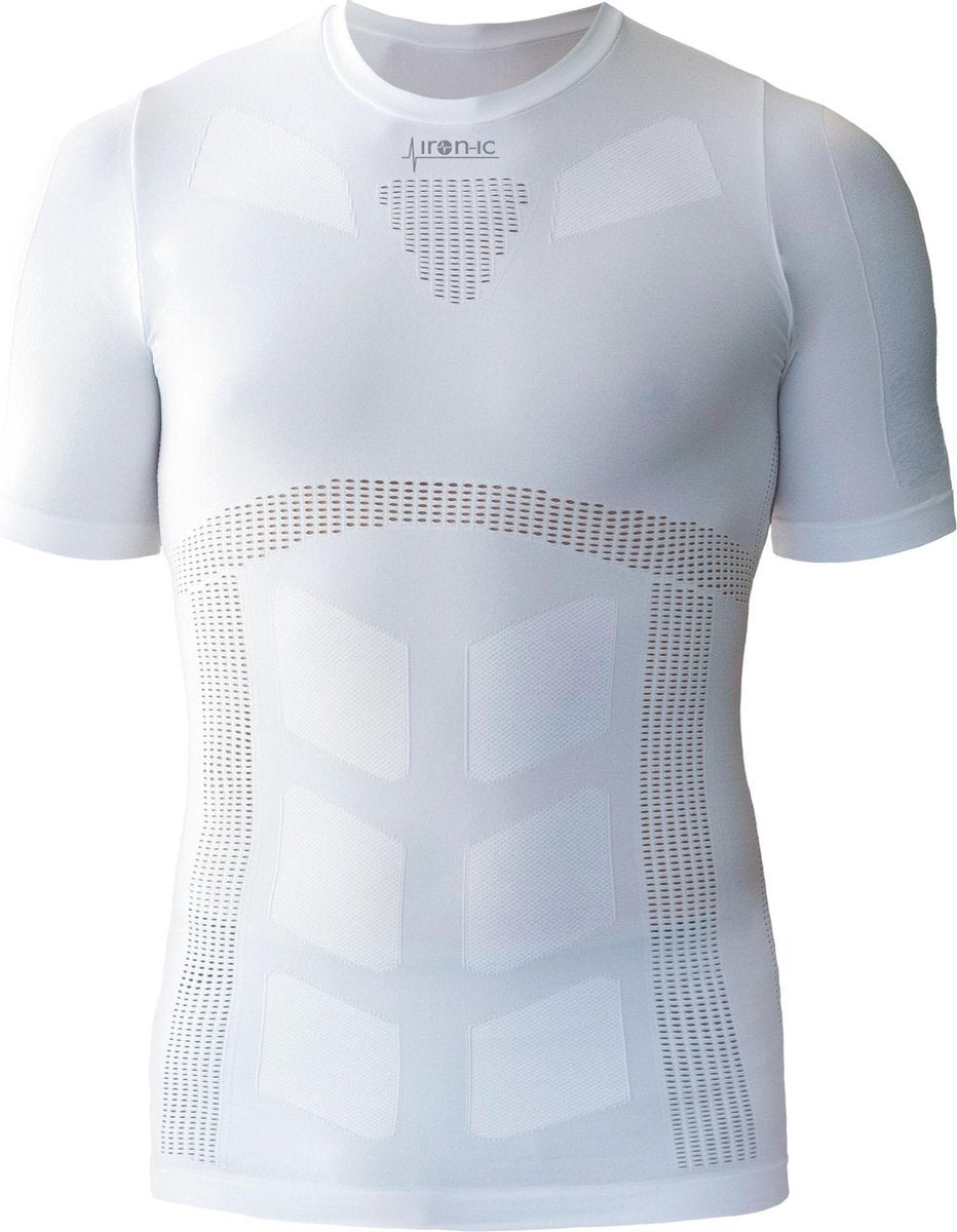 Iron-ic Sportshirt Extralight Heren Polyamide Wit Mt S/m