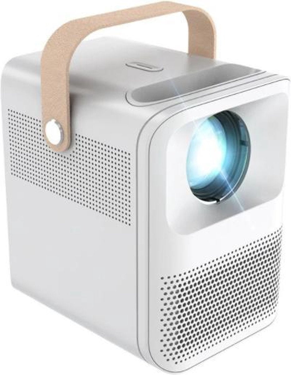 ELEMENTKEY BEAM® – WiFi Full HD Projector - 1080P – 4k Cinema – 7800mAh Accu - Android Beamer – 3300 Lumen -  Airplay / DLNA - Geschikt voor Netflix -Wit