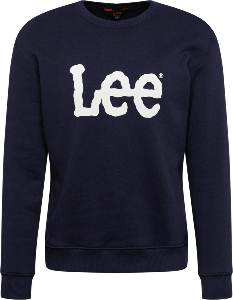 Lee BASIC CREW LOGO SWS - BLACK - Mannen - Maat M