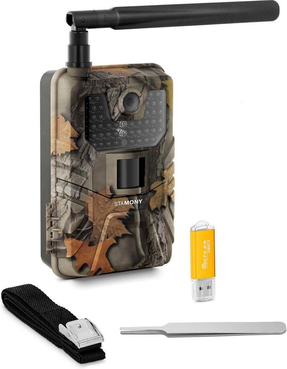Stamony Wildcamera - 8 MP - Full HD - 44 IR-LED's - 20 m - 0