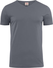 Printer T-shirt Heavy V-hals Man 2264024 Staalgrijs - Maat XXL