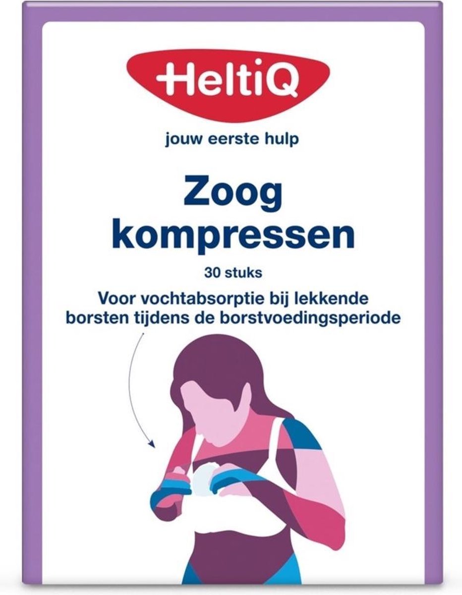 12x Heltiq Zoogcompressen 30 stuks