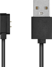 kwmobile USB-oplaadkabel voor Xiaomi Haylou solar LS05 - kabel voor fitnesstracker - zwart