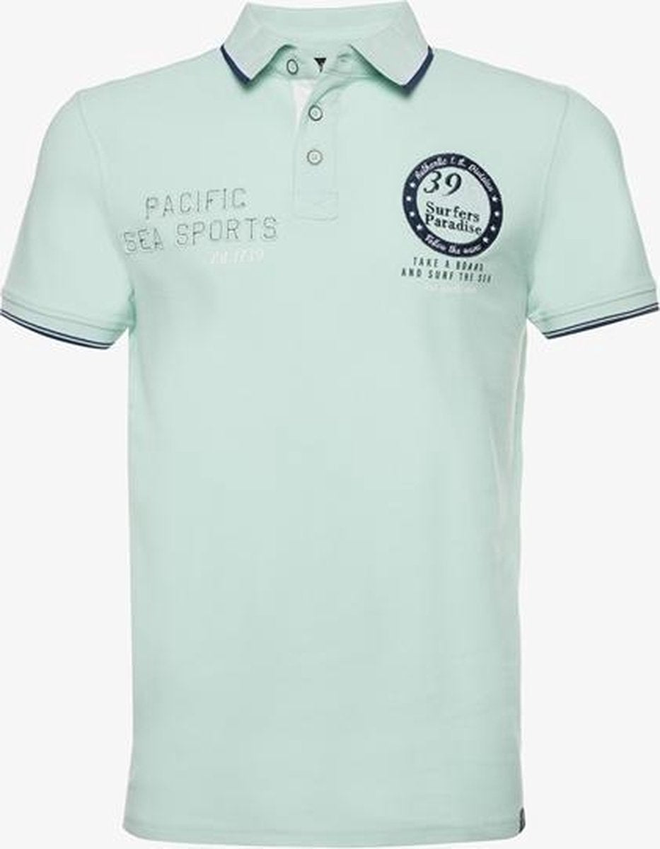 Unsigned heren polo - Groen - Maat S