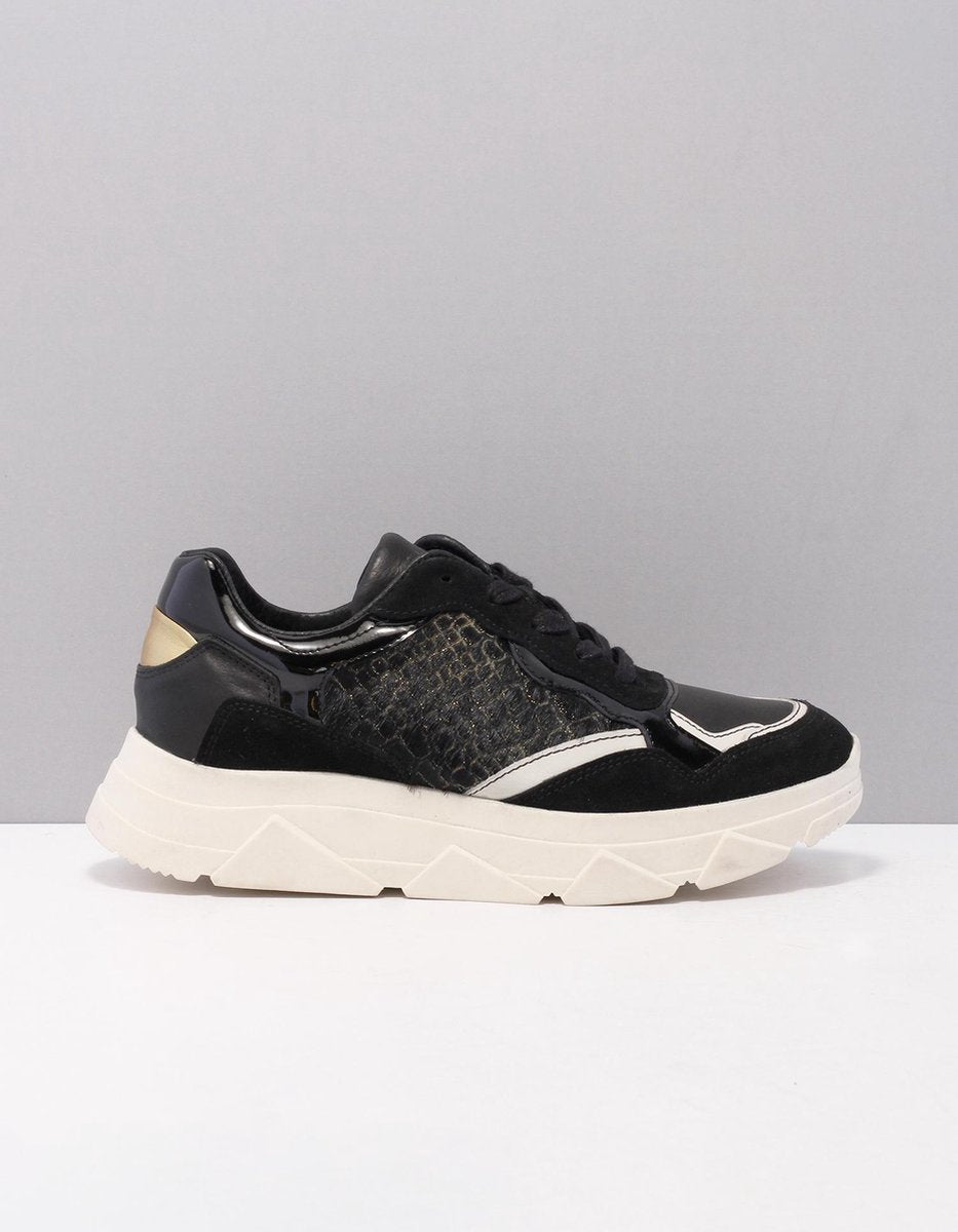 TANGO kady fat 16 Sneakers women Maat: 37 black g black-gold pony