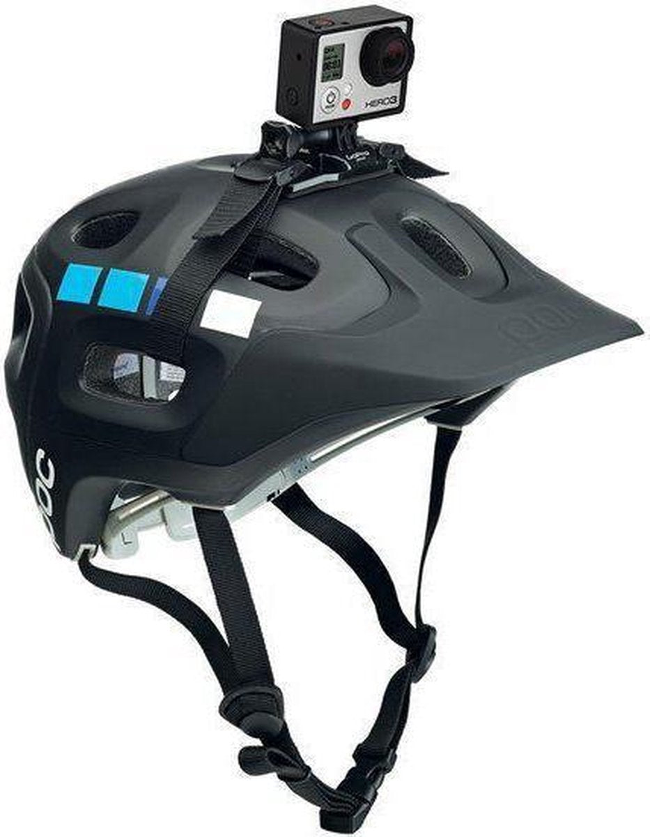 E-Supply - Wielren Helm Mount Go Pro Hero - voor GoPro Hero 6 / 5 / 4 / 3+ (zonder helm)
