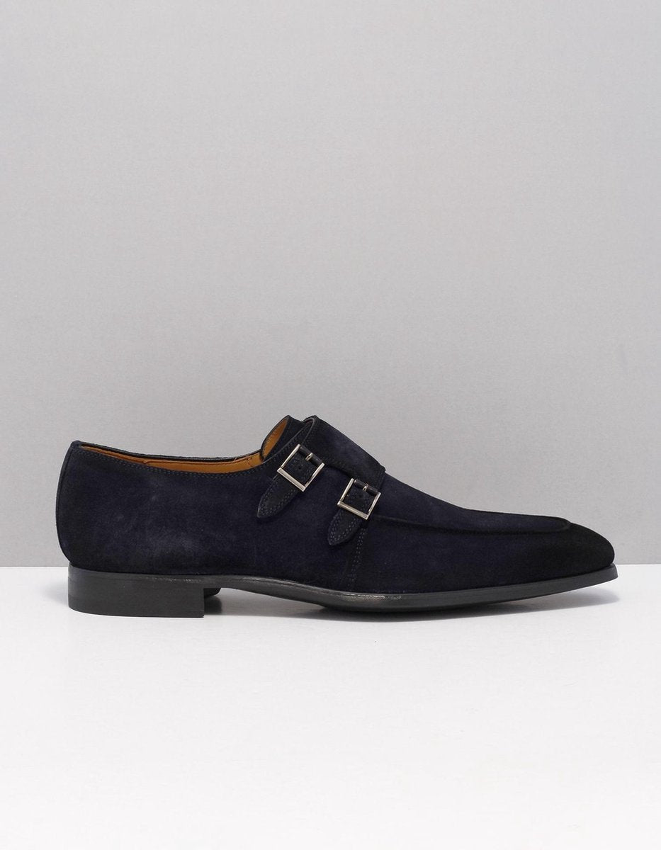 Magnanni 23696 - Volwassenen GespschoenenHeren veterschoen - Kleur: Blauw - Maat: 43