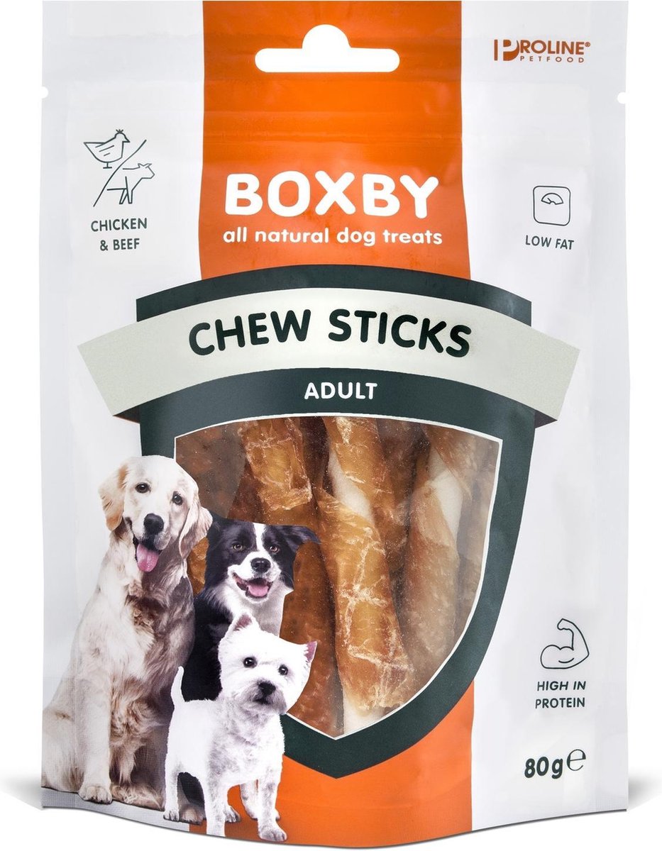 Proline Boxby Chew Stick - Kip - Hondensnack - 80 g