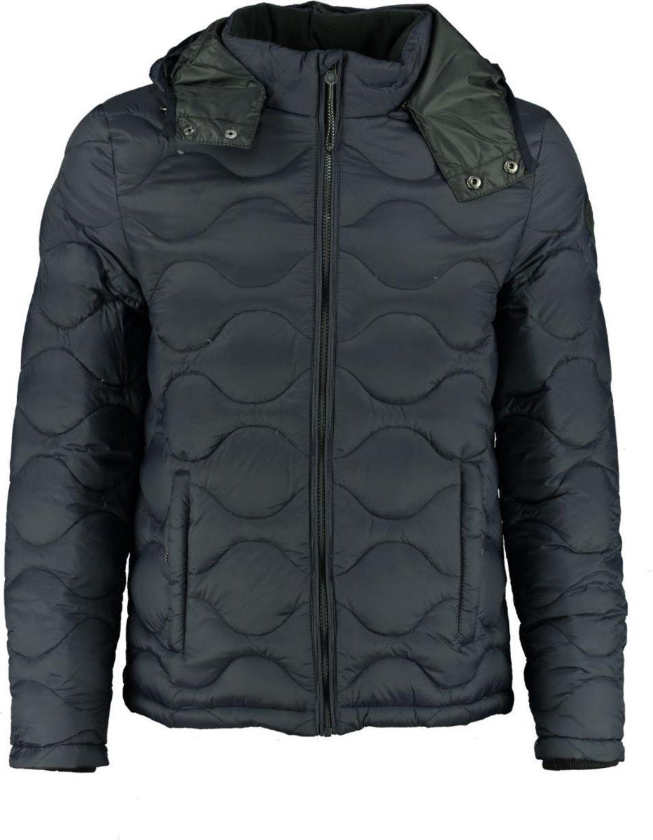 Dstrezzed donkerblauwe winterjas - Maat S