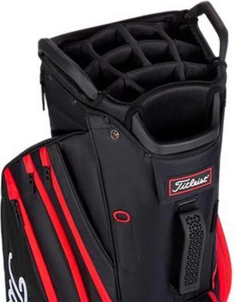 Titleist Lightweight Cart 14 Charcoal Black Red