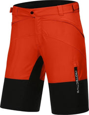 Protective Fietsbroek P-bounce Heren Polyester Rood/zwart Maat L