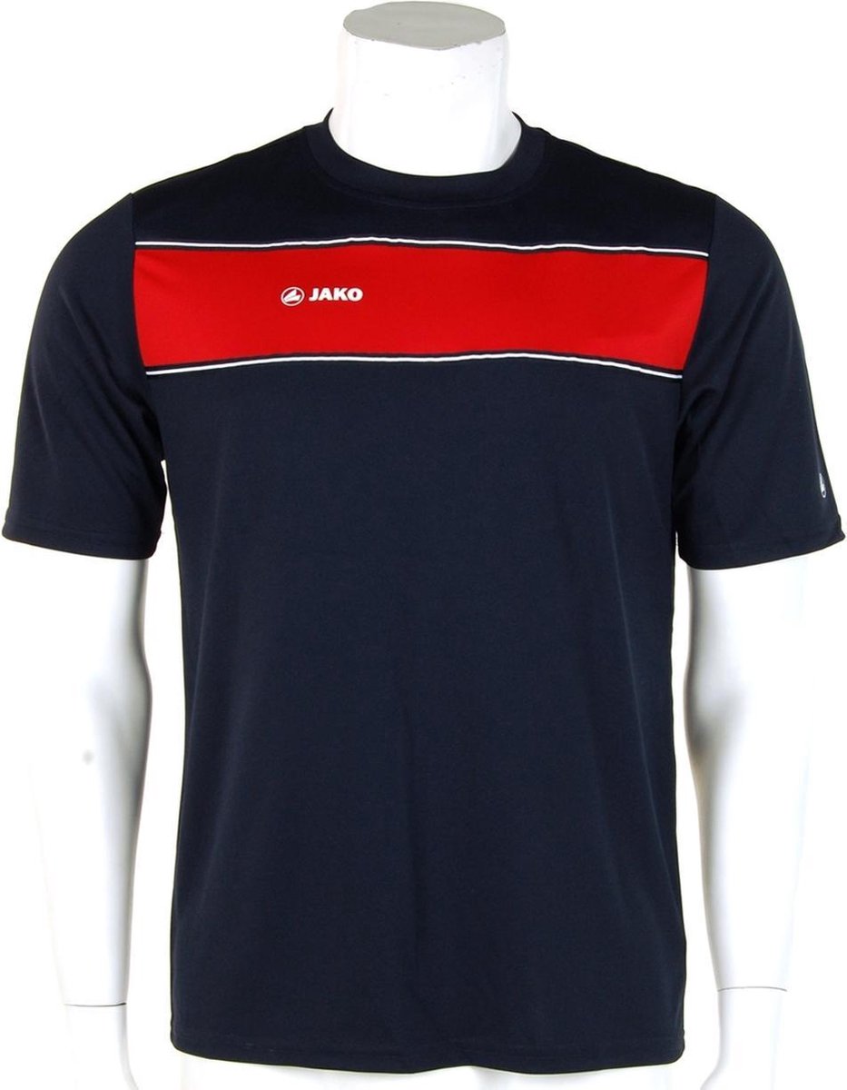 Jako T - Sportshirt -  Heren - Maat S - Dark Navy;Red
