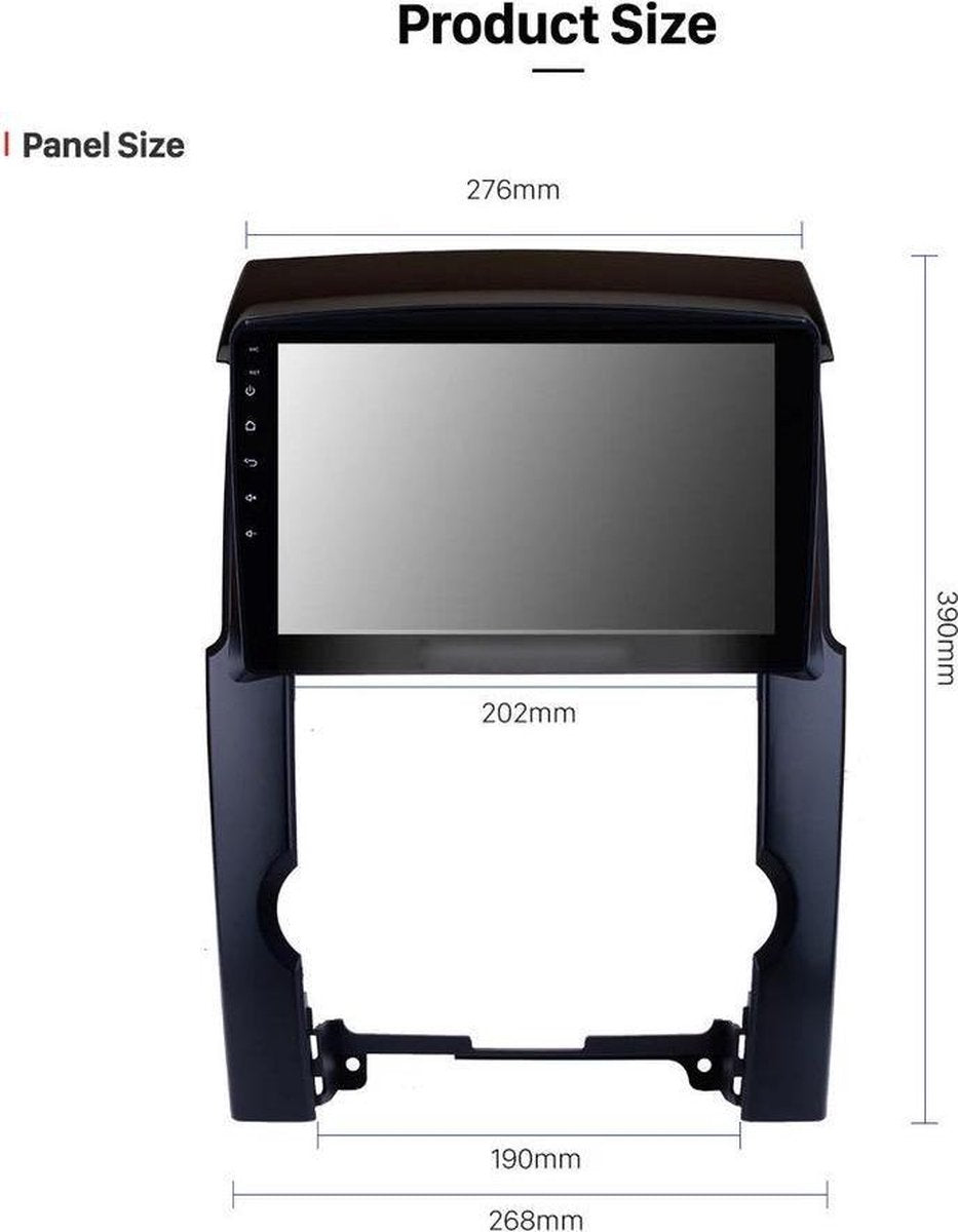CarPlay Kia Sorento 2010-2012 Android 10 navigatie en multimedia systeem Bluetooth USB WiFi 2+32GB