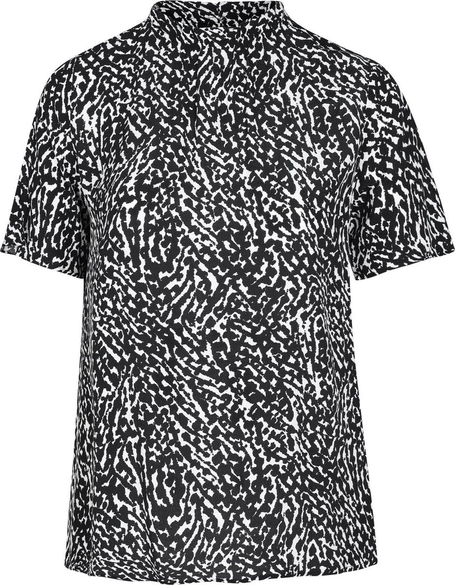Blouse in bedrukte viscose