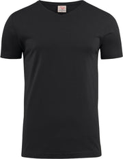 Printer T-shirt Heavy V-hals Man 2264024 Zwart - Maat M