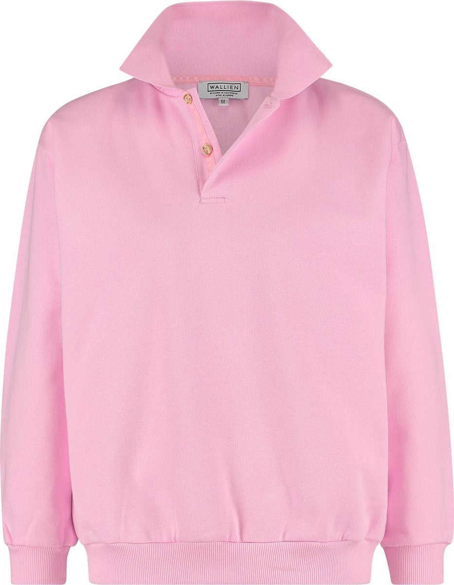 WALLIEN - Dames Polo Sweater - Passion Pink - Roze