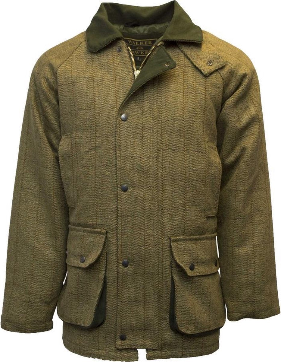 Tweed jas - light sage - XS