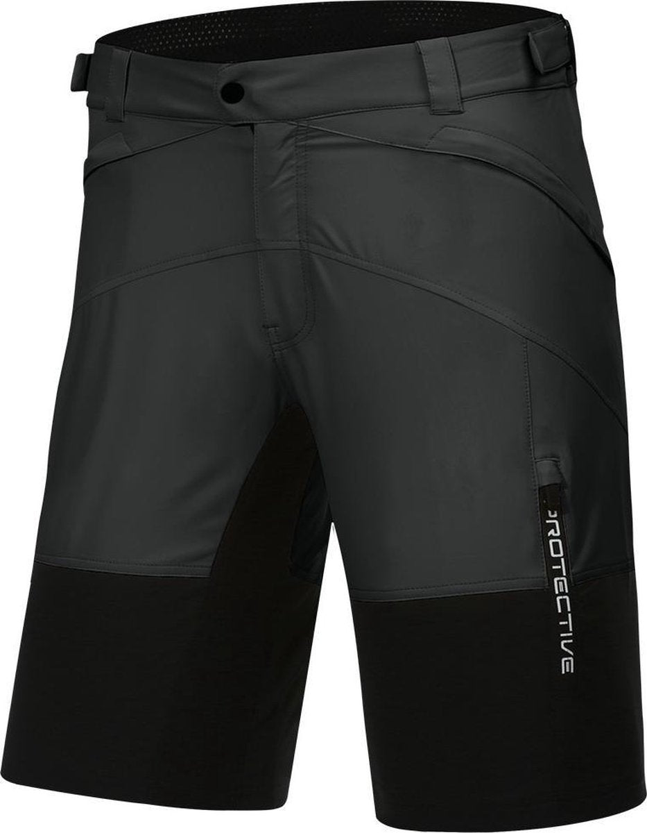 Protective Fietsbroek P-bounce Heren Polyester Antraciet Maat 3xl