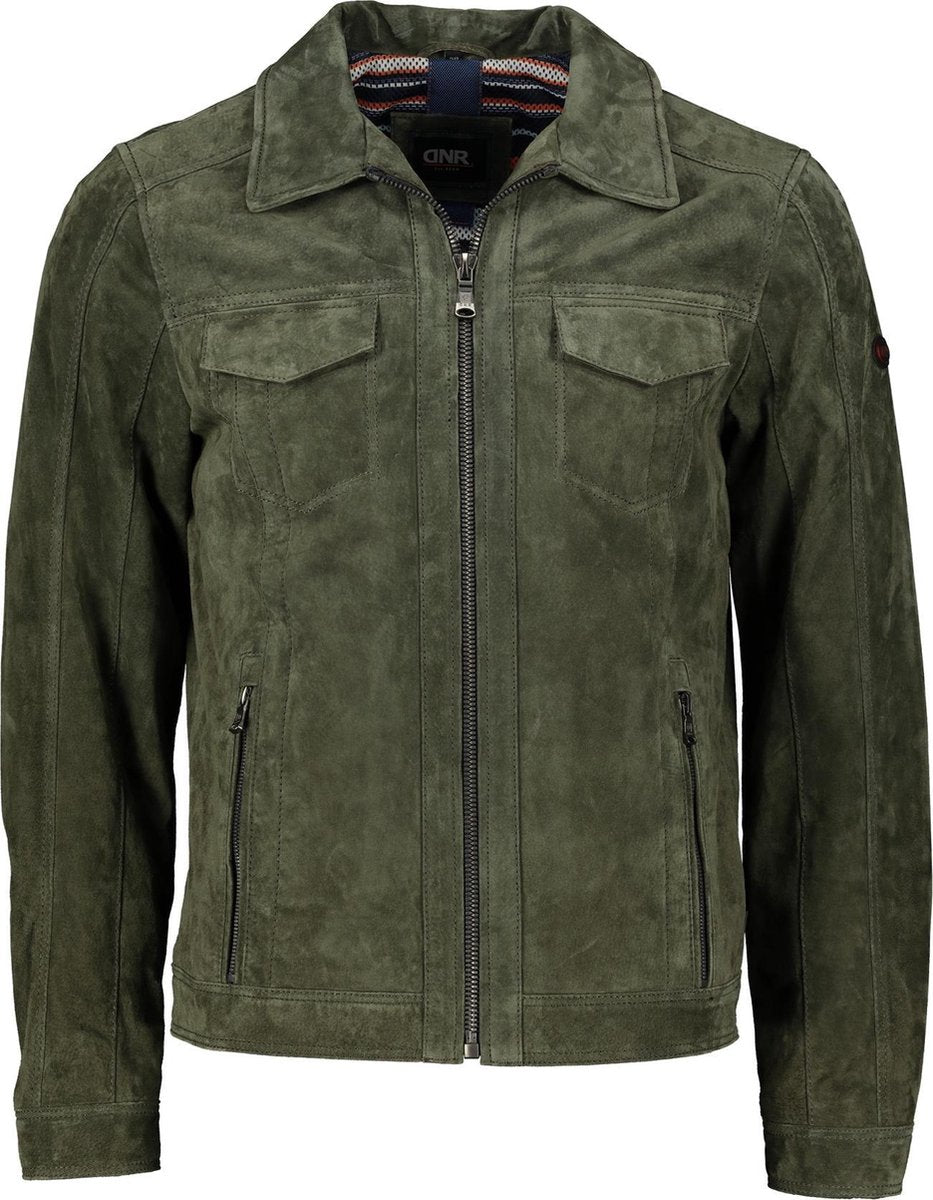 DNR Jack Leer - Modern Fit - Groen - 66