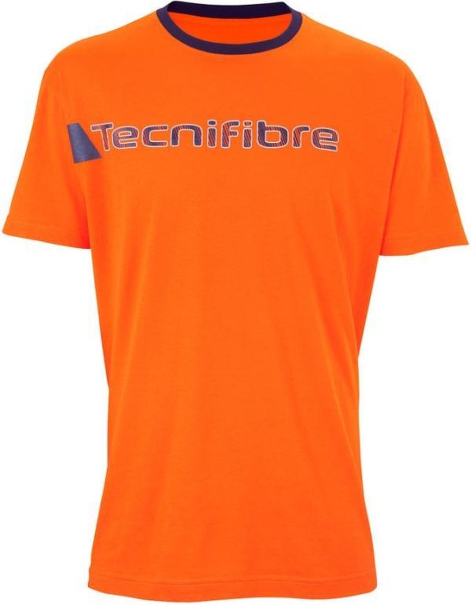 Tecnifibre Cotton Tee Oranje Maat L