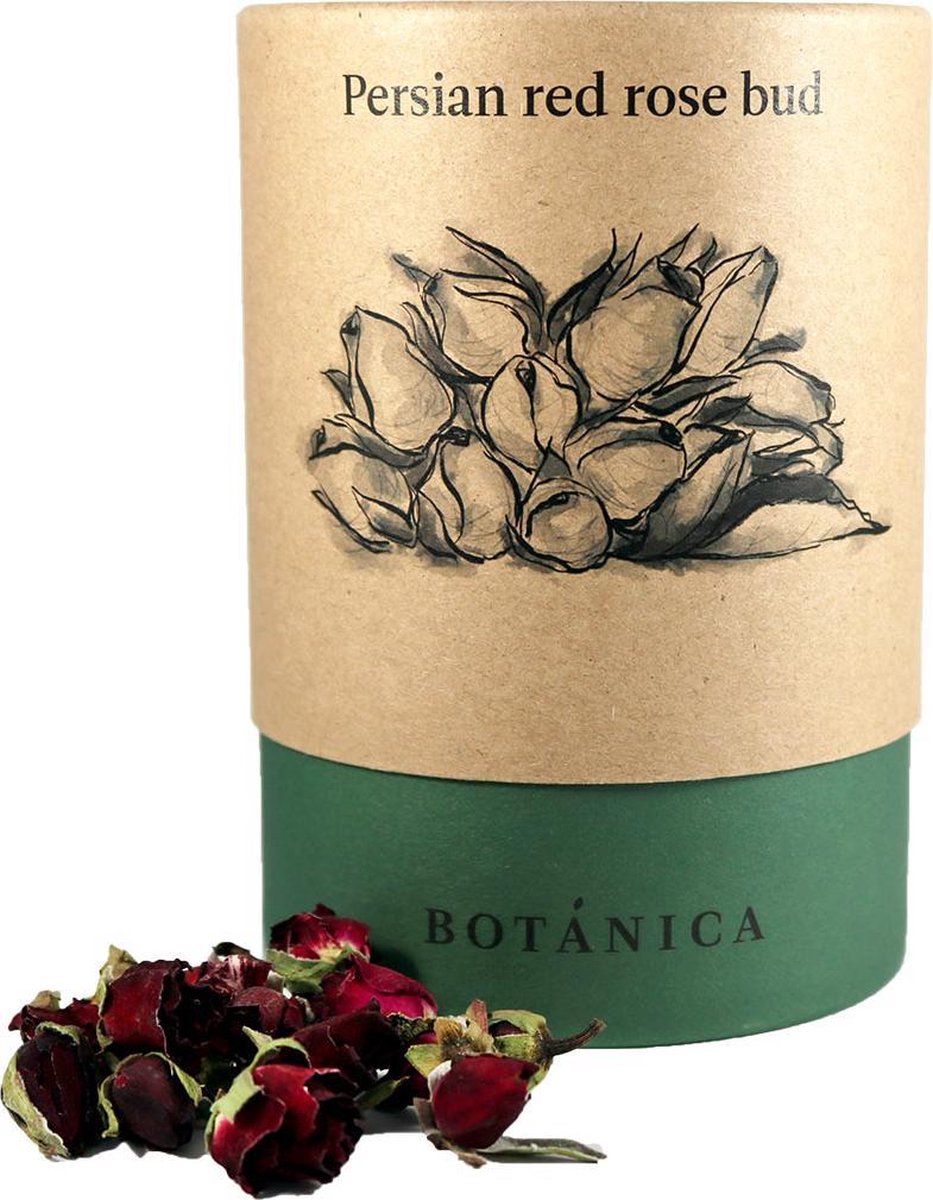 BOTANICA Gedroogde Rode Rozen Knopjes 100 g