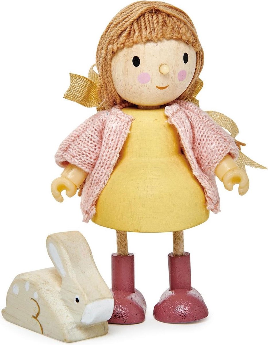 Popje Amy en haar konijn | Tender Leaf Toys