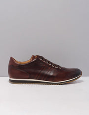 Magnanni 18457 - Volwassenen Lage sneakersVrije tijdsschoenen - Kleur: Cognac - Maat: 42