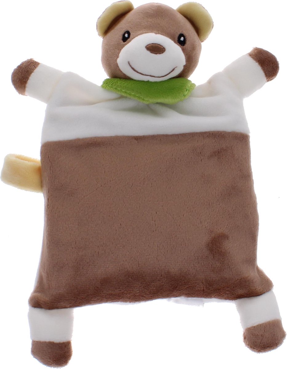 Welliebellies Beer opwarmknuffeldoekje 24 cm