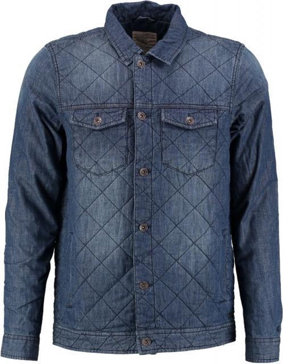 Garcia padded deels gevoerd denim overshirt Maat - M