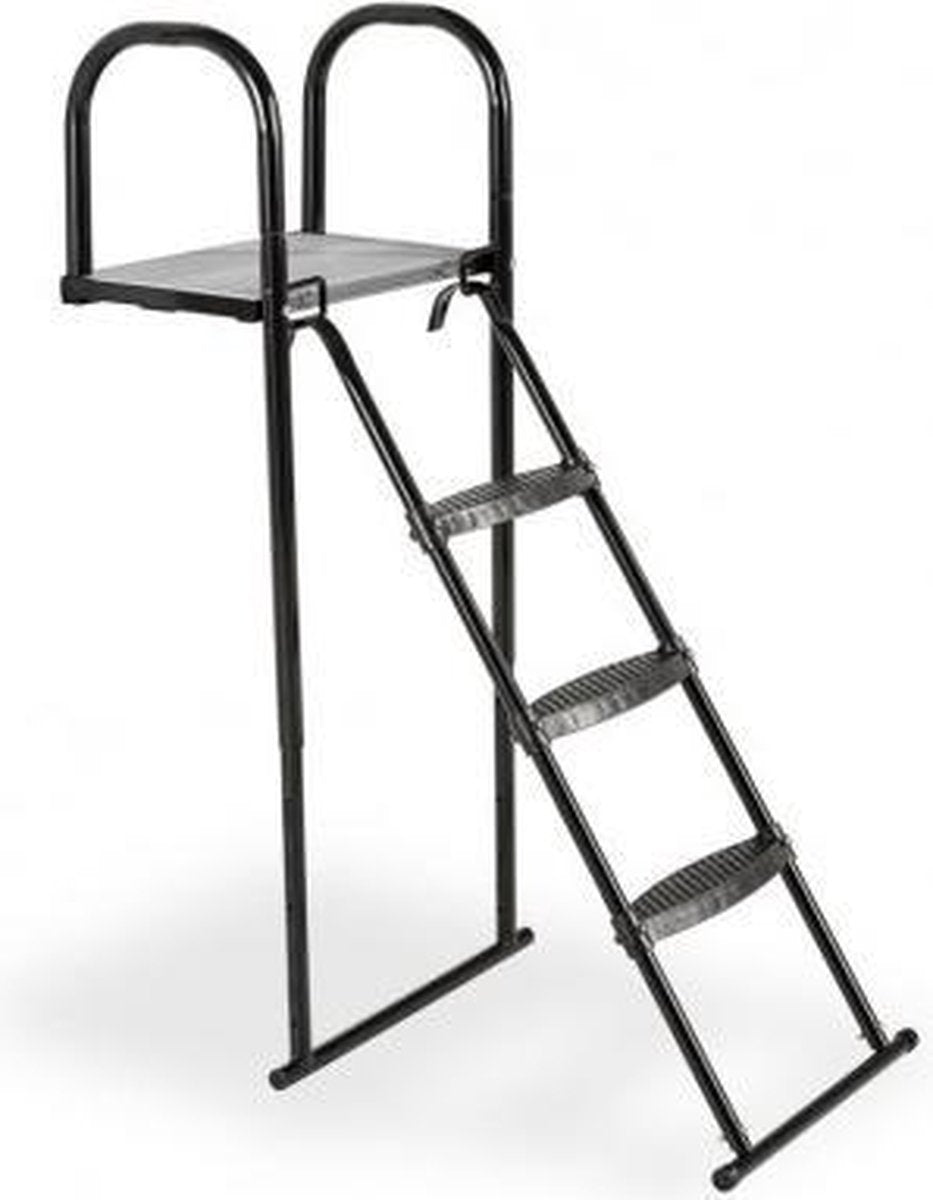 Trampoline platform met ladder - EXIT - 116 x 41 cm (maat XL)