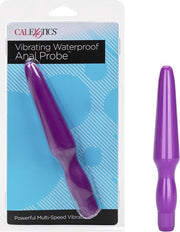 Vibrating Waterproof Anal Probe  - Purple
