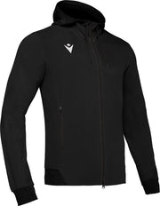 Macron Zither Sportvest Heren met Capuchon - Zwart - Maat M