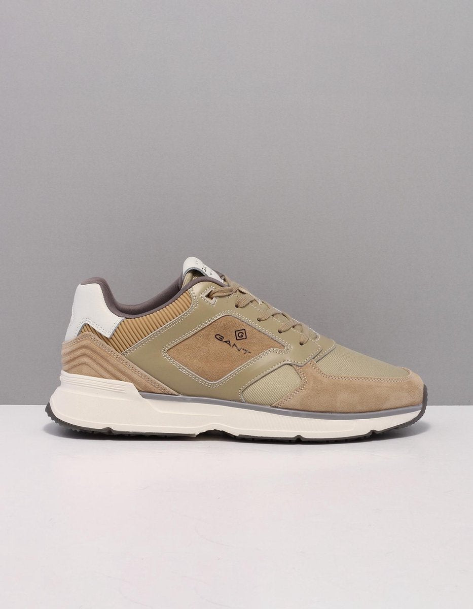 Gant BEEKER 22633622 - Volwassenen Lage sneakersVrije tijdsschoenen - Kleur: Wit/beige - Maat: 46