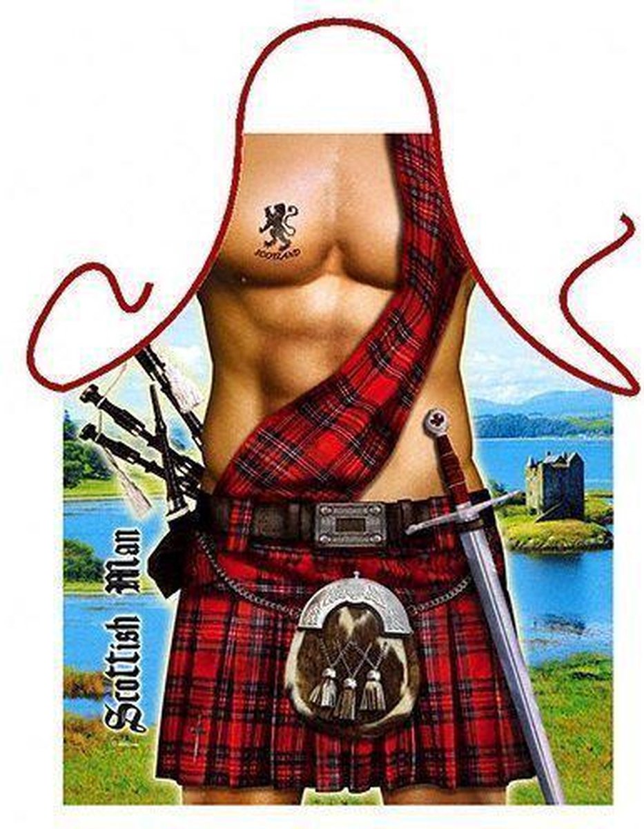 Scottish Man - Sexy Grappig Leuk Schort Keukenschort