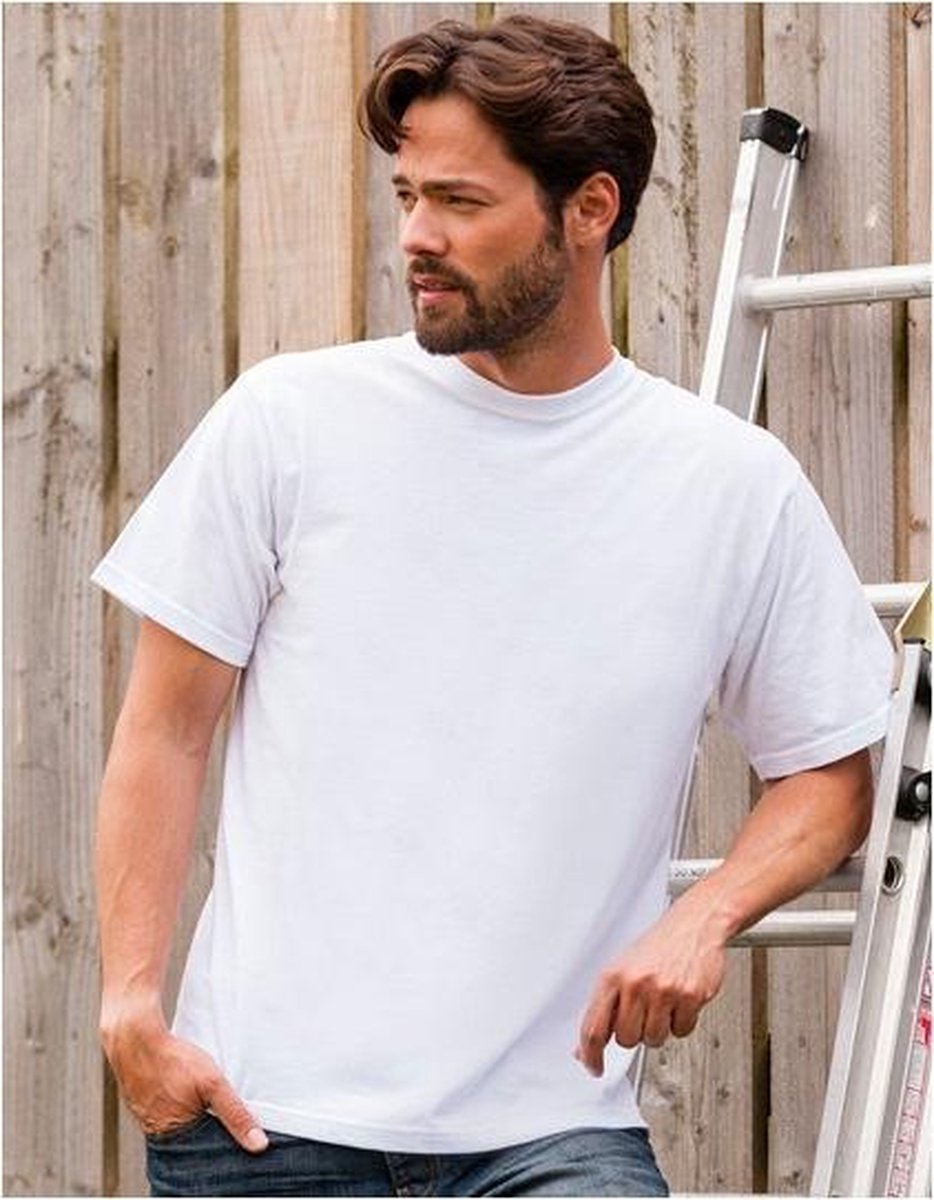 Wit grote maten t-shirt 3XL