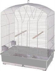 Voltrega vogelkooi 842 wit / grijs 67x46x72 cm
